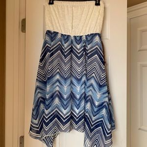 Strapless Juniors Dress